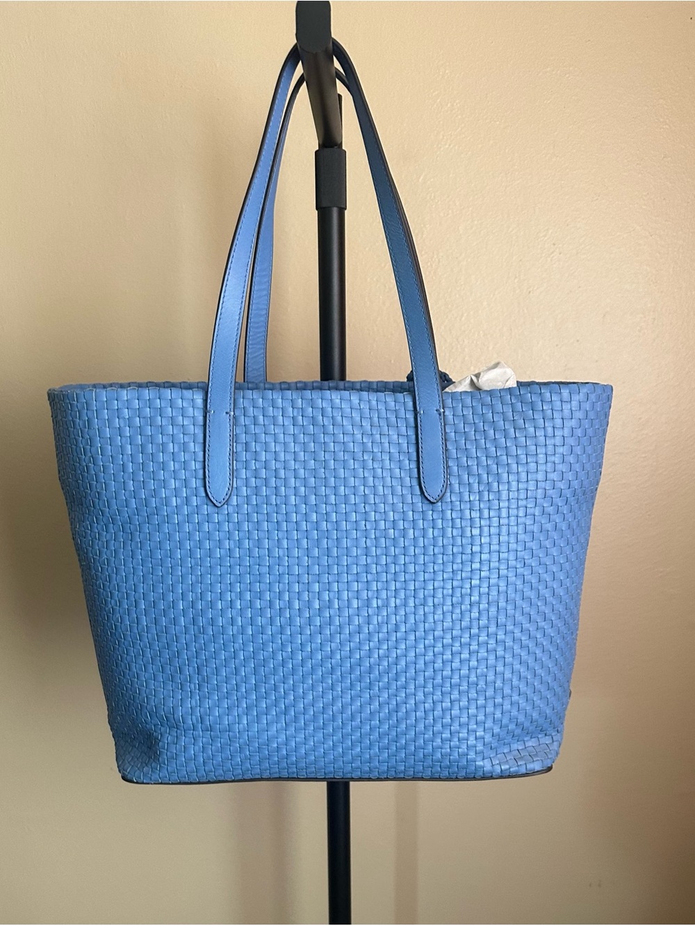 New With Tags Cole Hann Woven Collection Payson Tote In Riverside - Picture 3 of 7